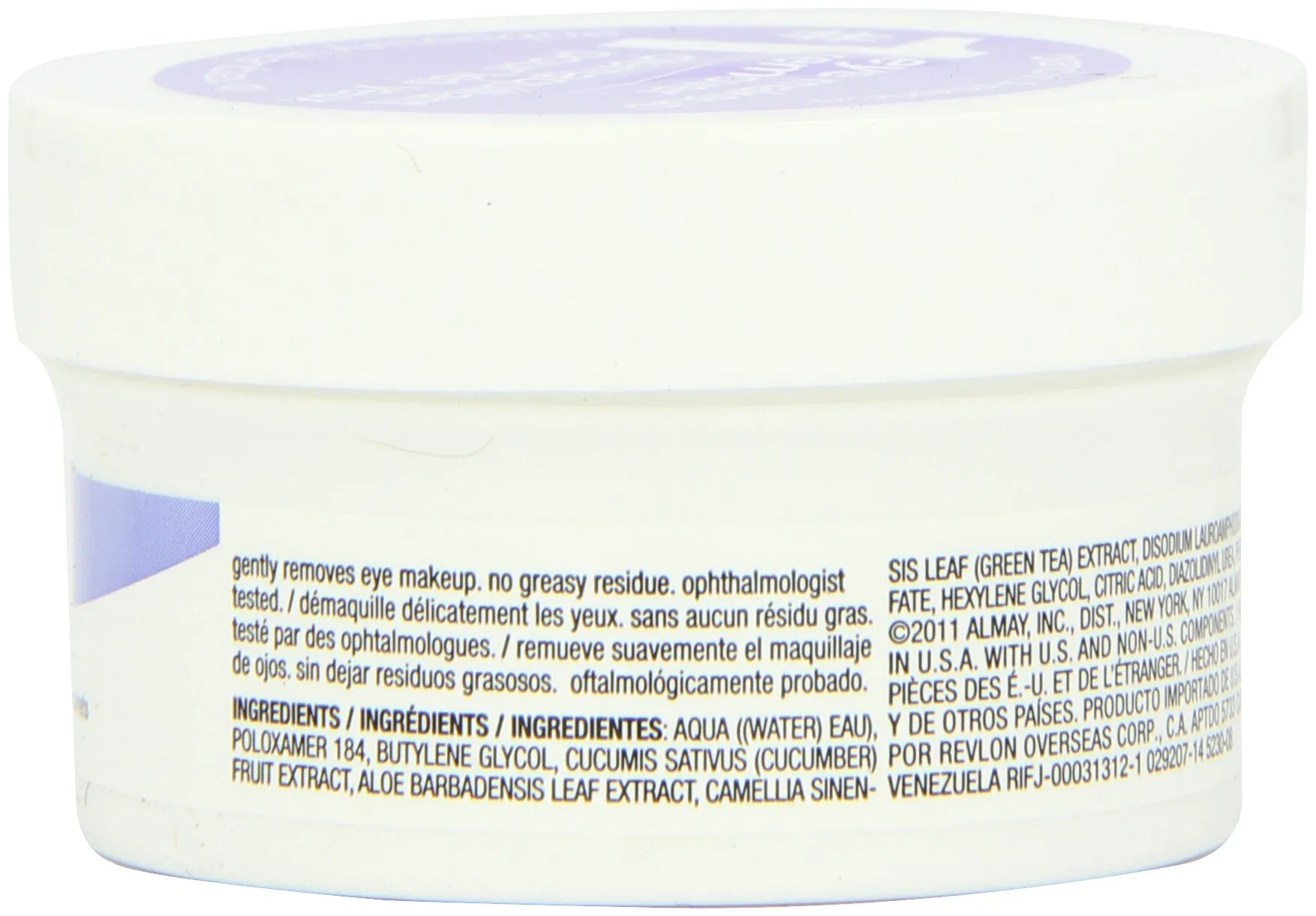 Almay Oil Free Eye Makeup Remover Pads, 15 Count in 1 box 15 Count (Pack of 1)