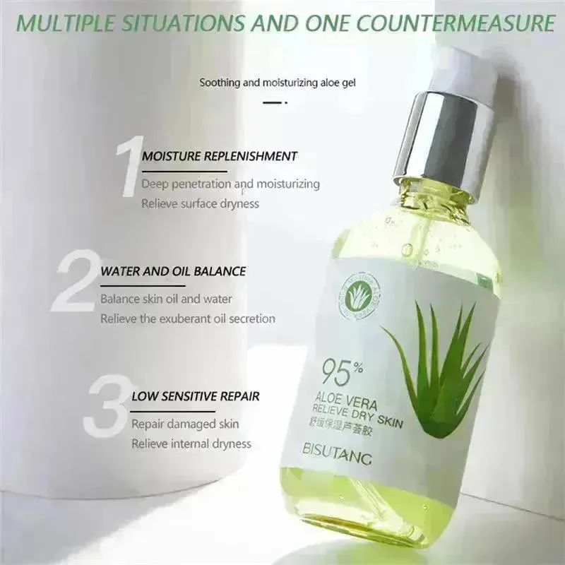 Aloe Gel Moisturizing Lotion Facial Cream Perfectly Plain Moisturizing And Smooth Skin Care Products