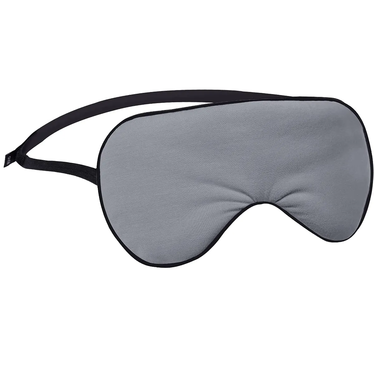 Amazon Brand - Eono Ultra-Comfort Sleep Mask with Adjustable Strap for Men Women Natural Modal Fabric Light Block Eye Mask for Bed, Travel, Office Sleeping (Grey) Grey