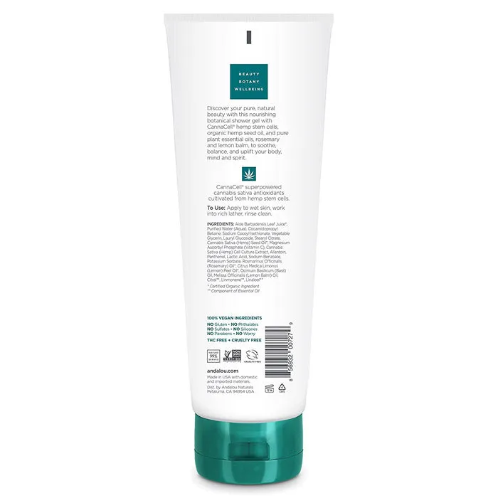 Andalou Naturals - CannaCell Shower Gel Joyful, 8 fl oz
