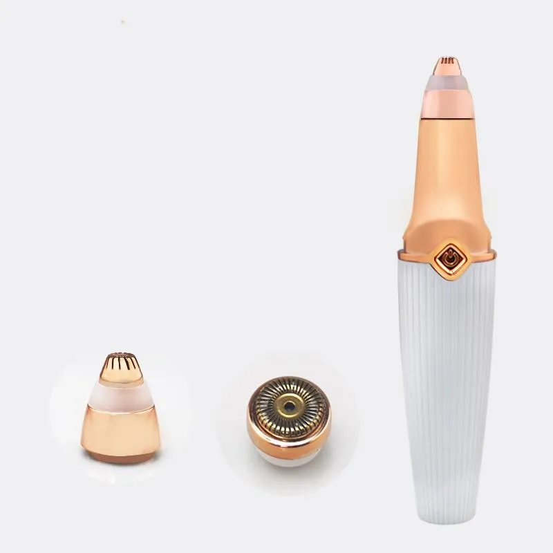Angel Decoration 2 In 1 Rechargeable Electric Lady Shaver Hair Remover Eyebrow Trimmer