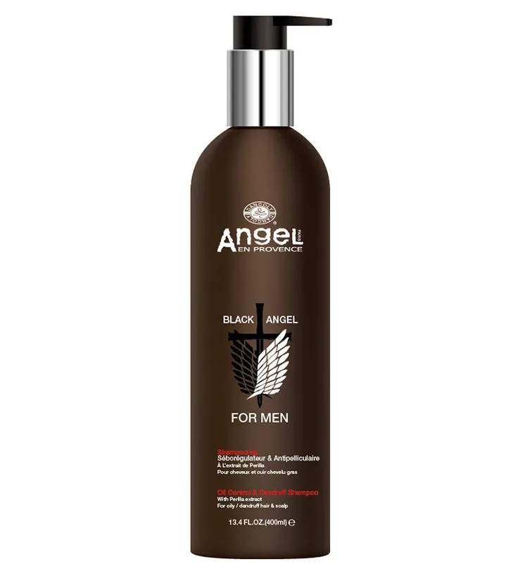 Angel En Provence Black Angel For Men Oil Control And Dandruff Shampoo 400ml