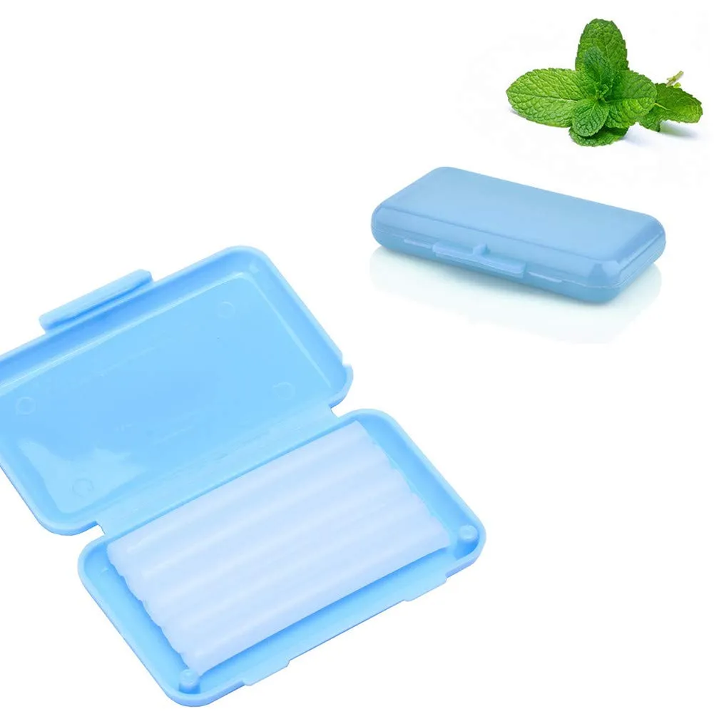 Angzhili 5 Boxes Orthodontic Wax, Relief Wax for Dental Brace Wearer and Patients for Oral Care (Mint Scent) Mint Scent