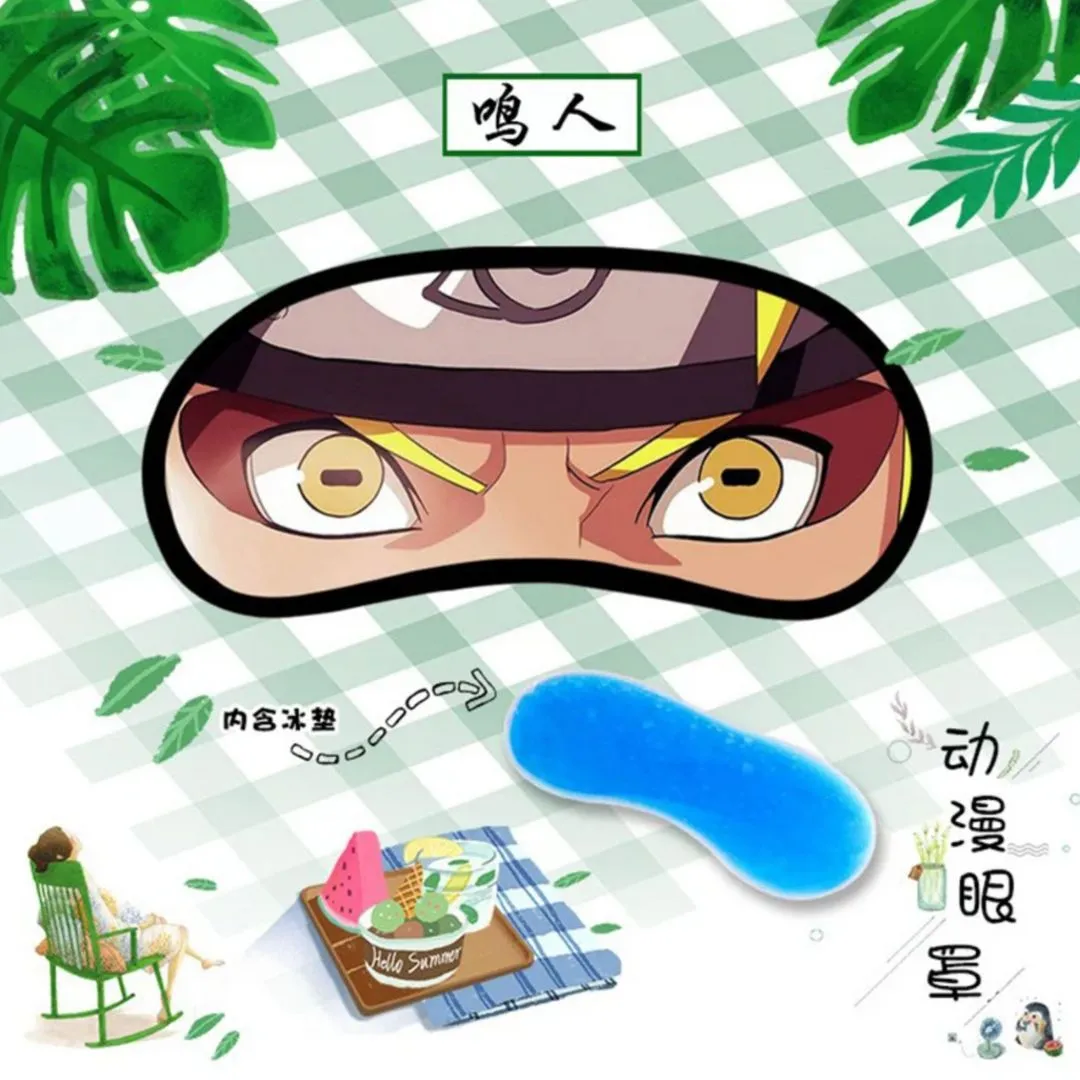 Anime Fighters Eye Mask | Quirky Anime Eye Blinder [Free Gel Pad]