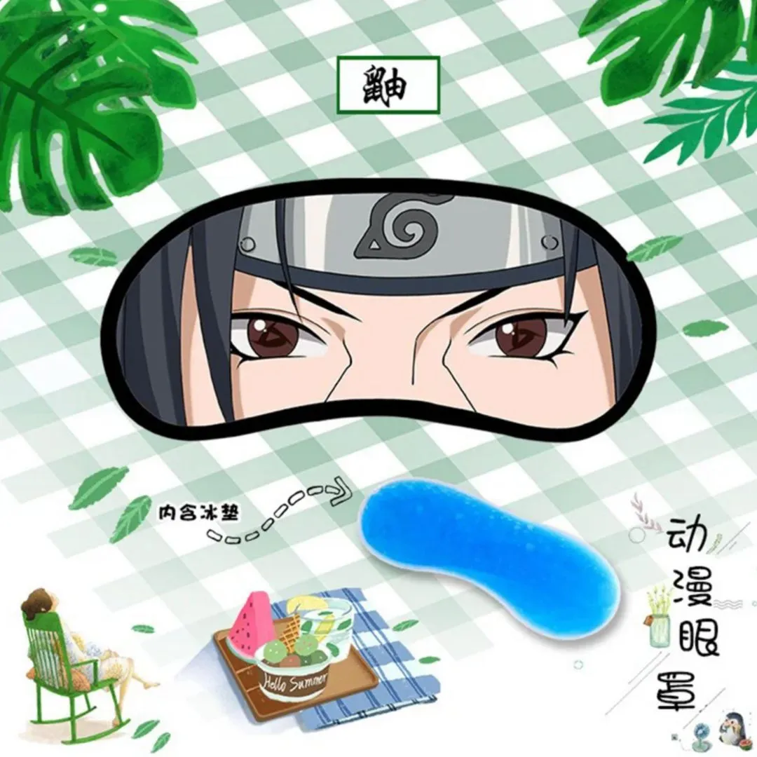 Anime Fighters Eye Mask | Quirky Anime Eye Blinder [Free Gel Pad]
