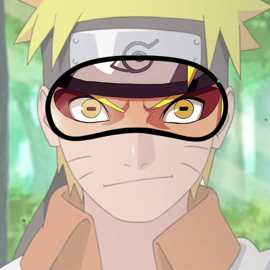 Anime Fighters Eye Mask | Quirky Anime Eye Blinder [Free Gel Pad]