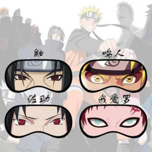 Anime Fighters Eye Mask | Quirky Anime Eye Blinder [Free Gel Pad]