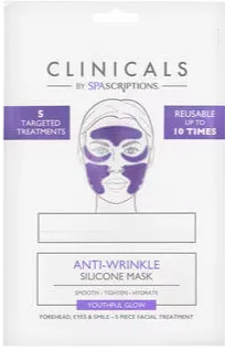 Anti-Wrinkle Silicone Mask (5 Pack)