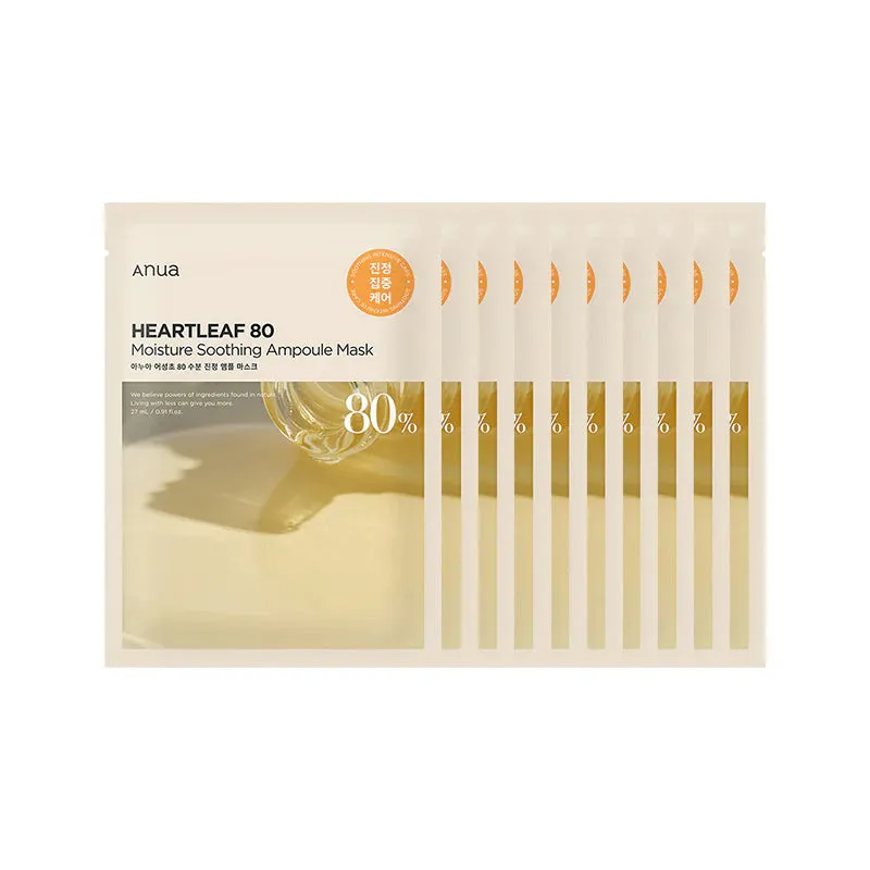 Anua Heartleaf 80 Moisture Soothing Ampoule Mask