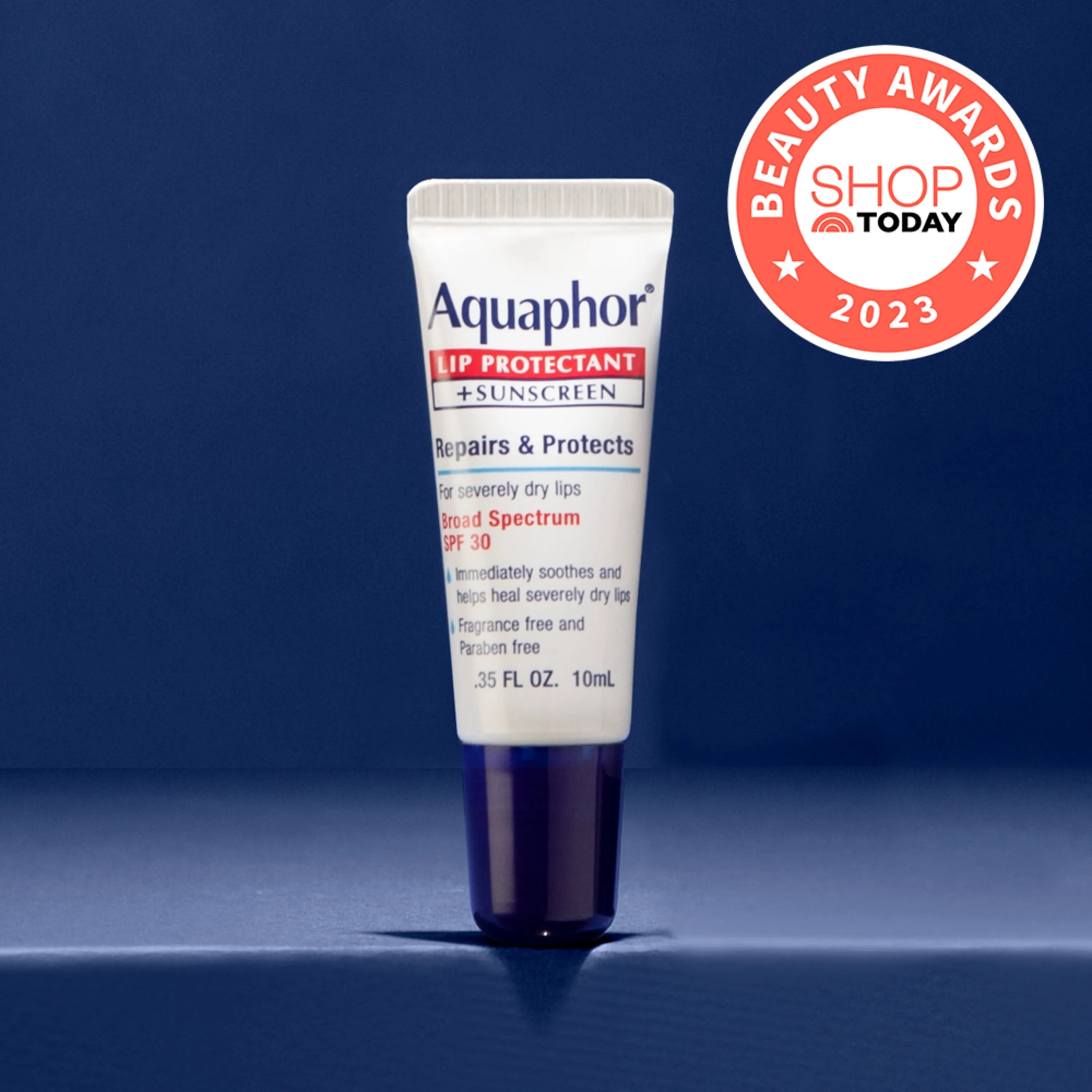 Aquaphor Lip Repair Lip Balm with Sunscreen, Lip Balm SPF 30, 0.35 Oz Tube