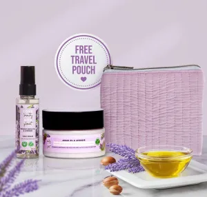 Argan & Lavender Mask   hair Serum combo   Pouch