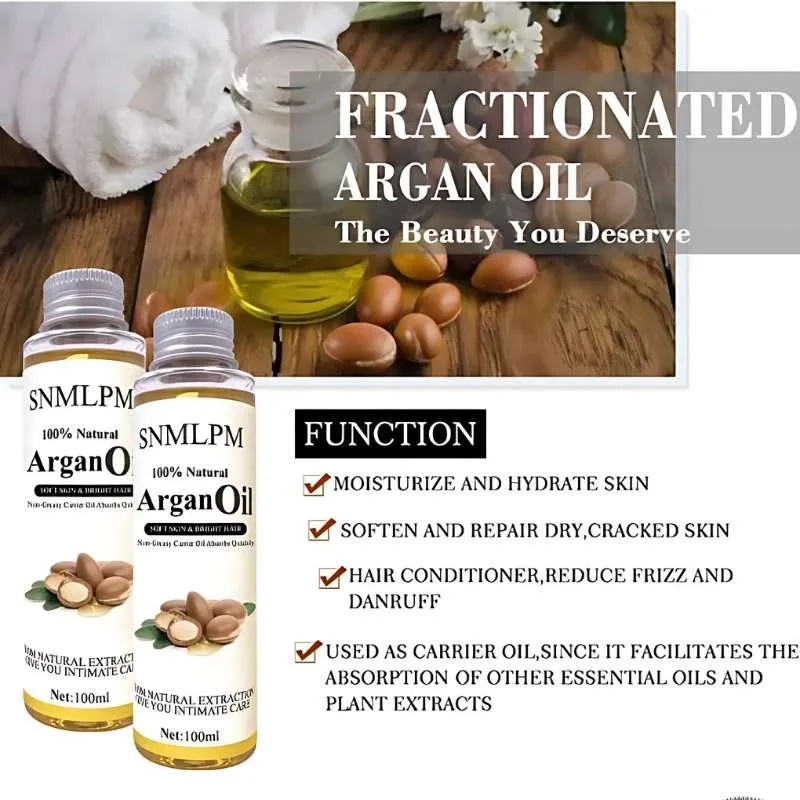 Argan Oil  100% Natural Hair and Skin Care