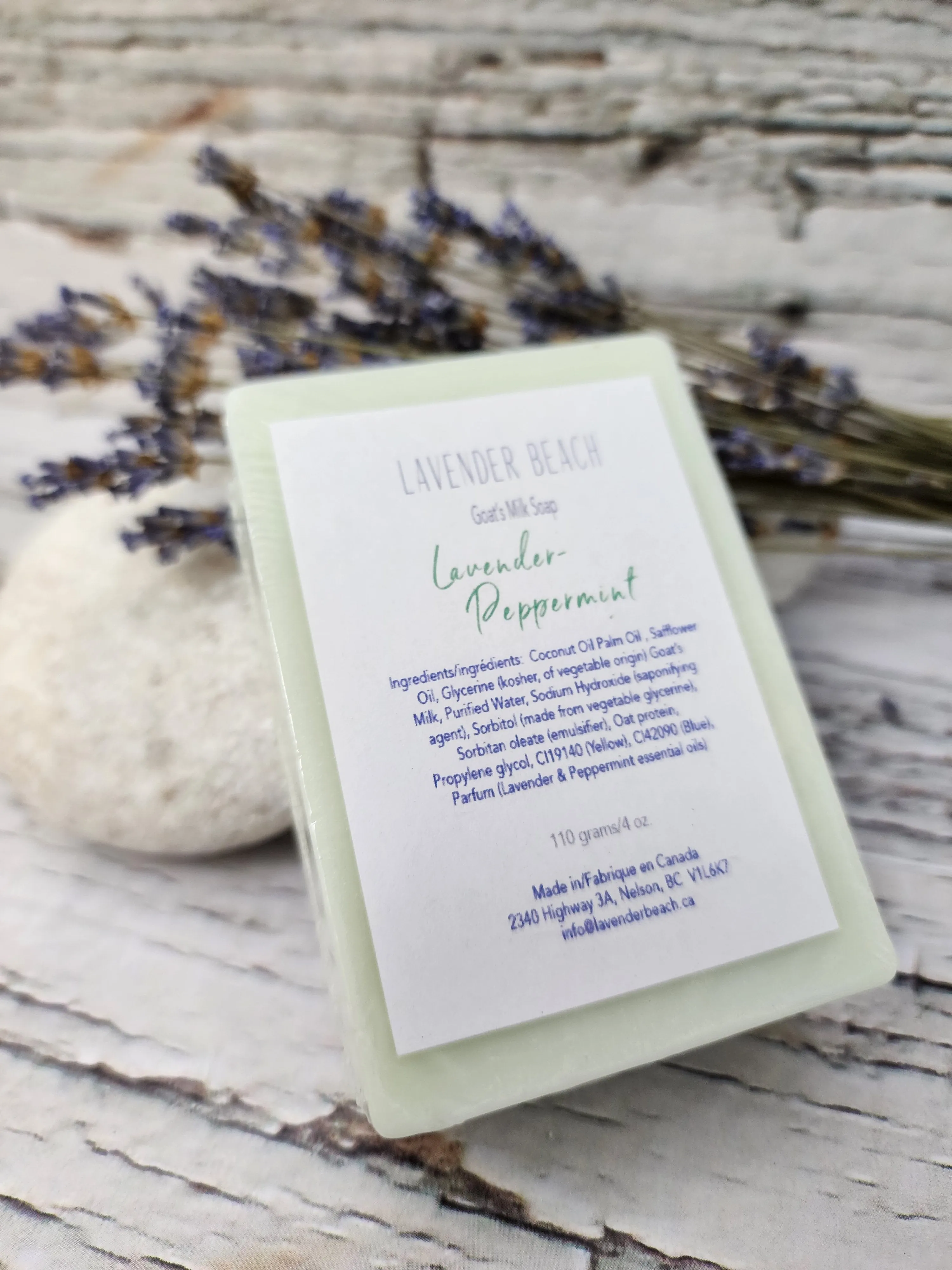 Aromatic Lavender & Peppermint Goat's Milk Soap