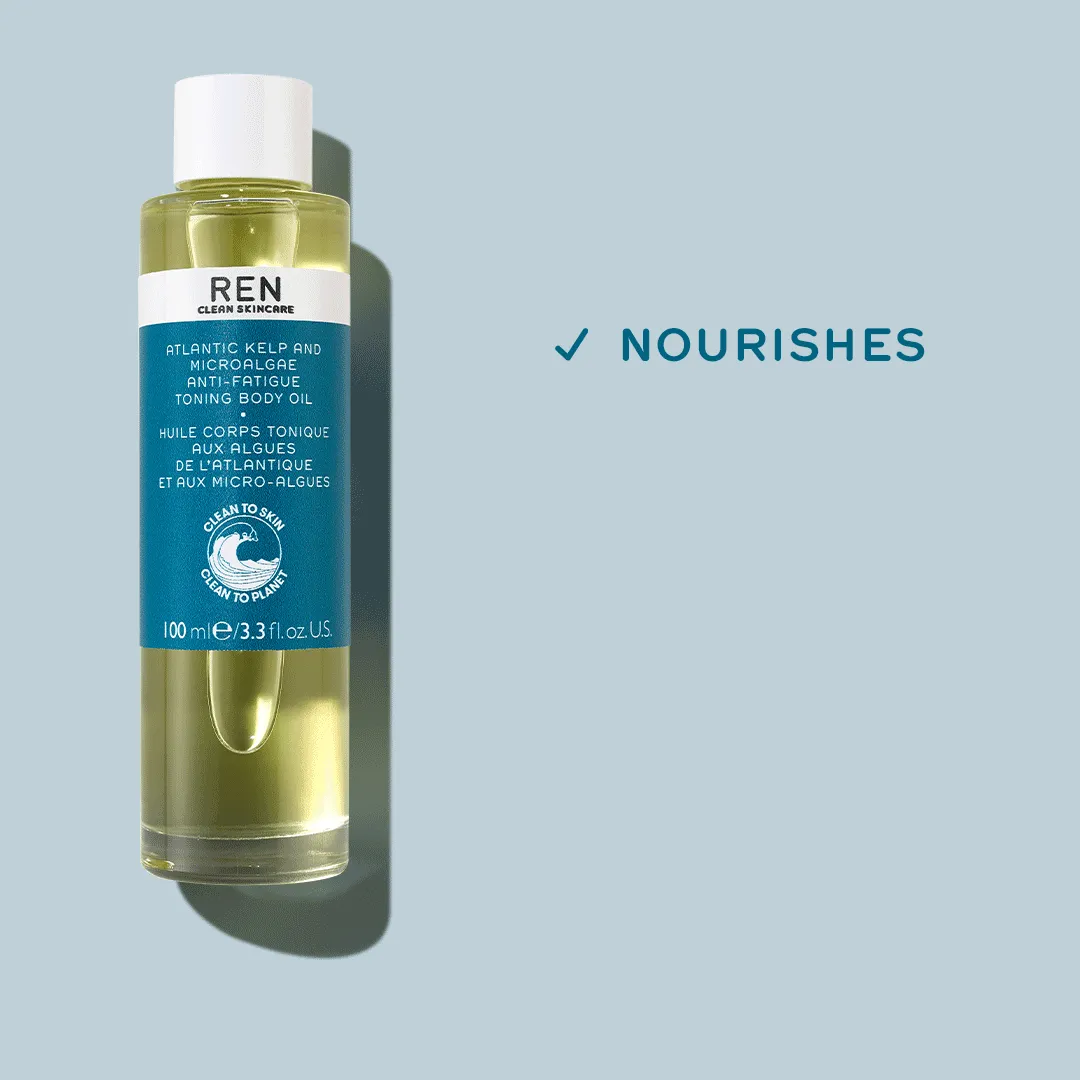 ATLANTIC KELP AND MICROALGAE ANTI-FATIGUE TONING BODY OIL