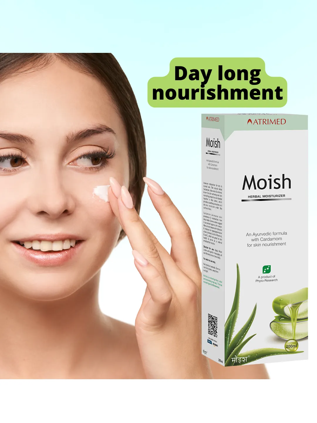 Atrimed Moish Herbal Moisturizer | Pack of 1 | 200ml