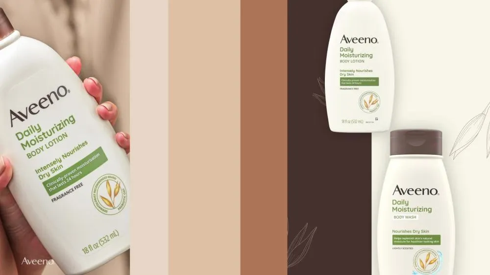 Aveeno Daily Moisturizing Lotion with Oat for Dry Skin, 18 fl. oz