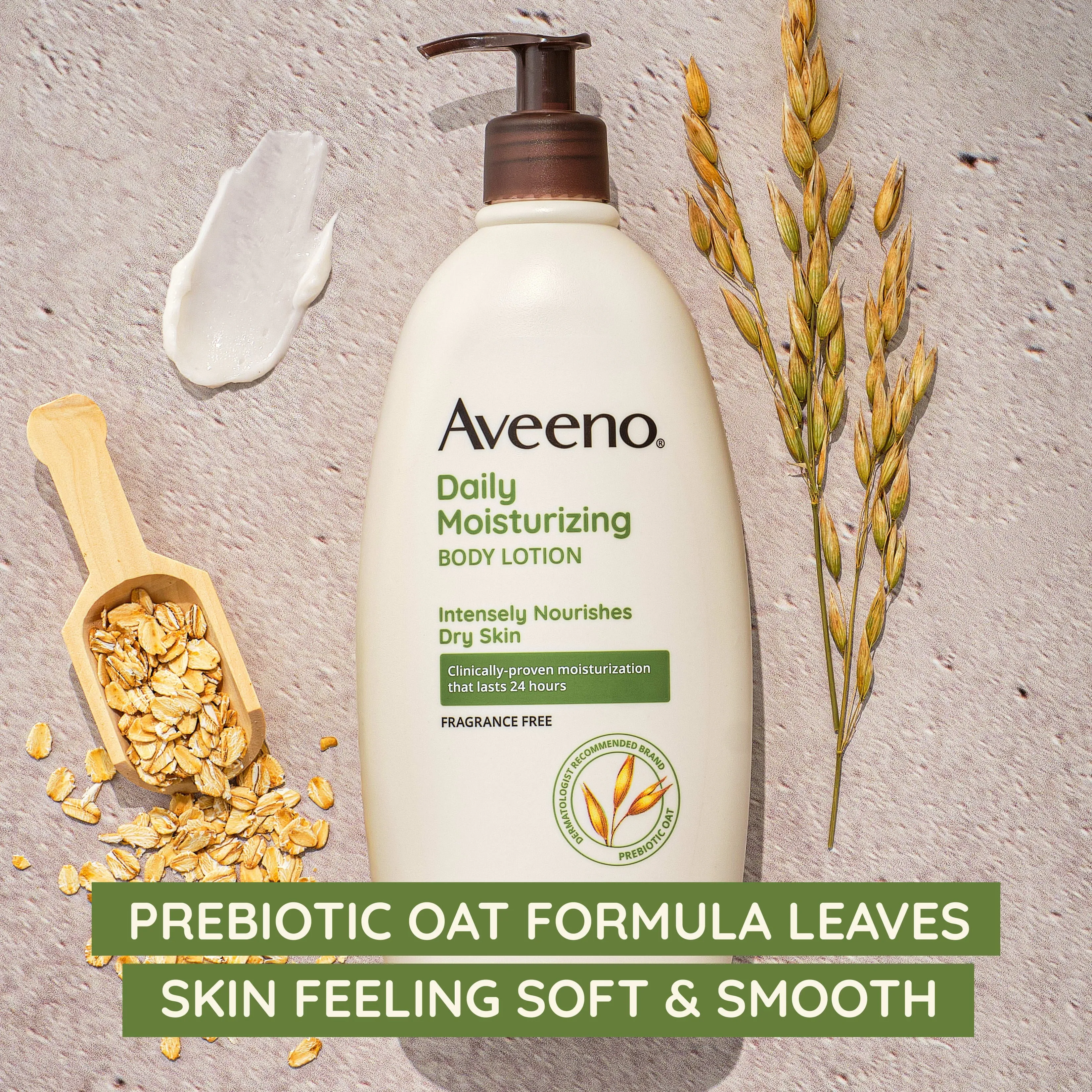 Aveeno Daily Moisturizing Lotion with Oat for Dry Skin, 18 fl. oz