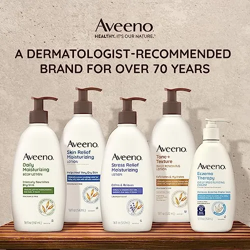Aveeno Sheer Hydration Daily Moisturizing Fragrance-Free Lotion with Nourishing Prebiotic Oat, Fast-Absorbing Body Moisturizer for Dry Skin with Lightweight, Breathable Feel, 12 fl. oz