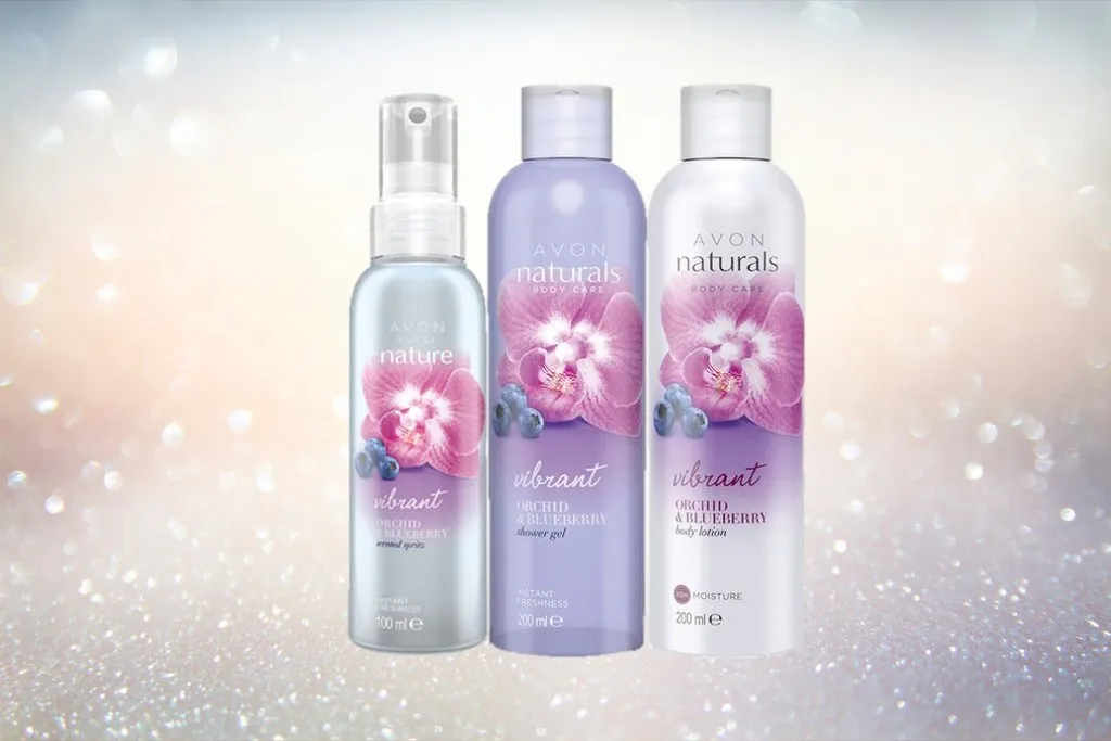 Avon Naturals Orchid & Blueberry Shower Gel - 200ml