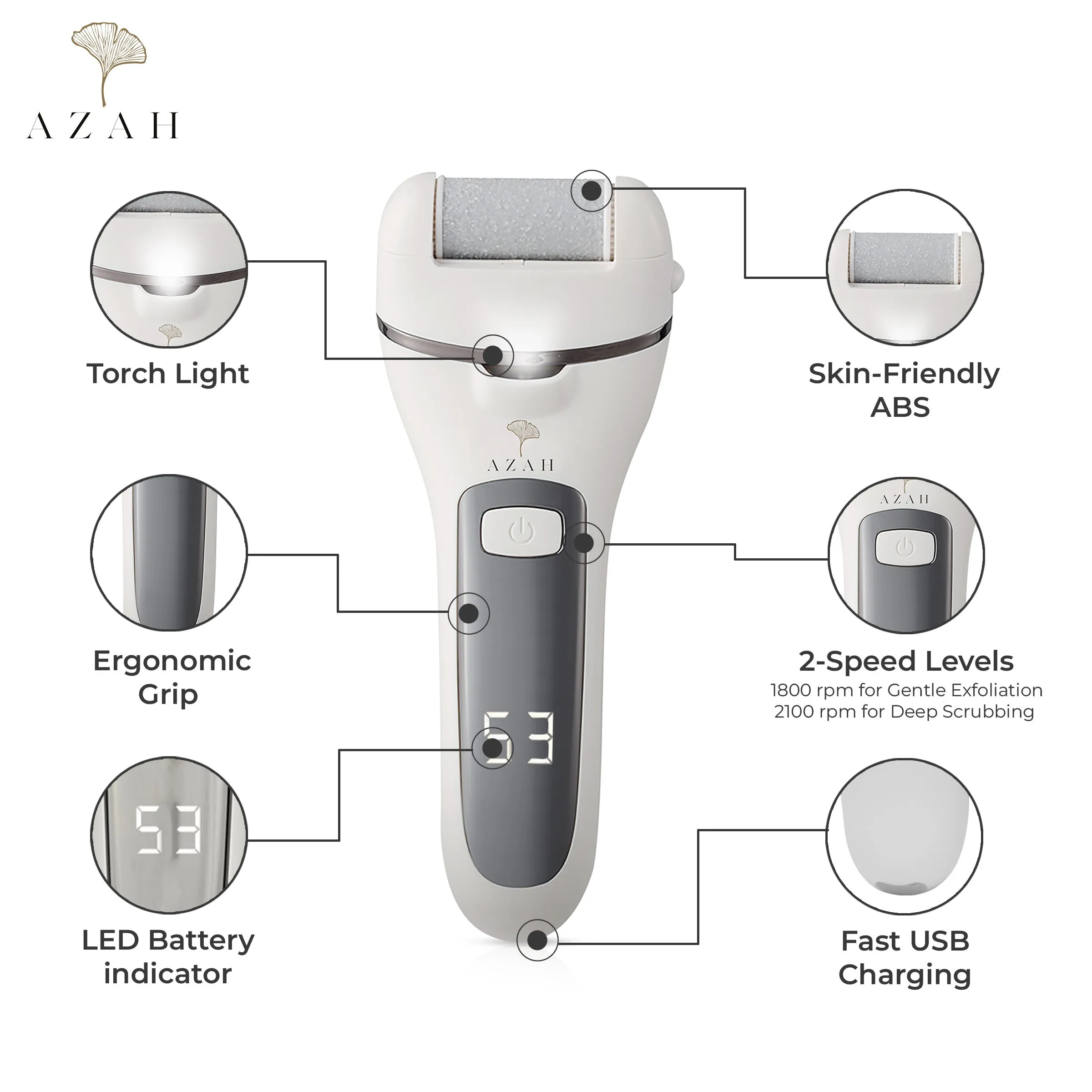 Azah Electric Callus Remover