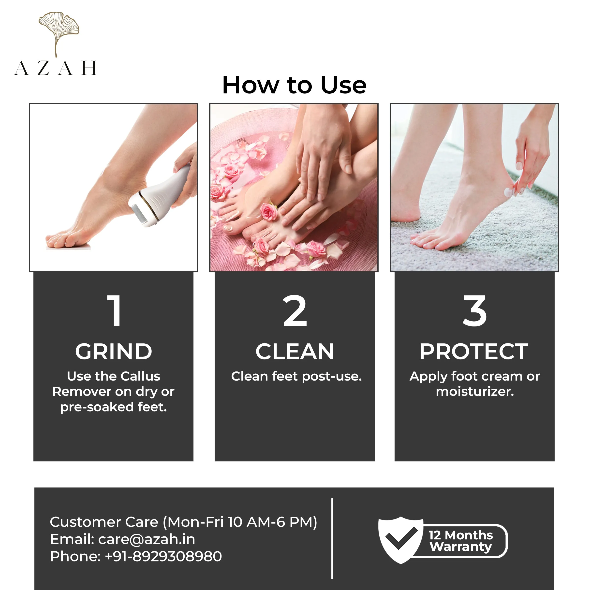 Azah Electric Callus Remover