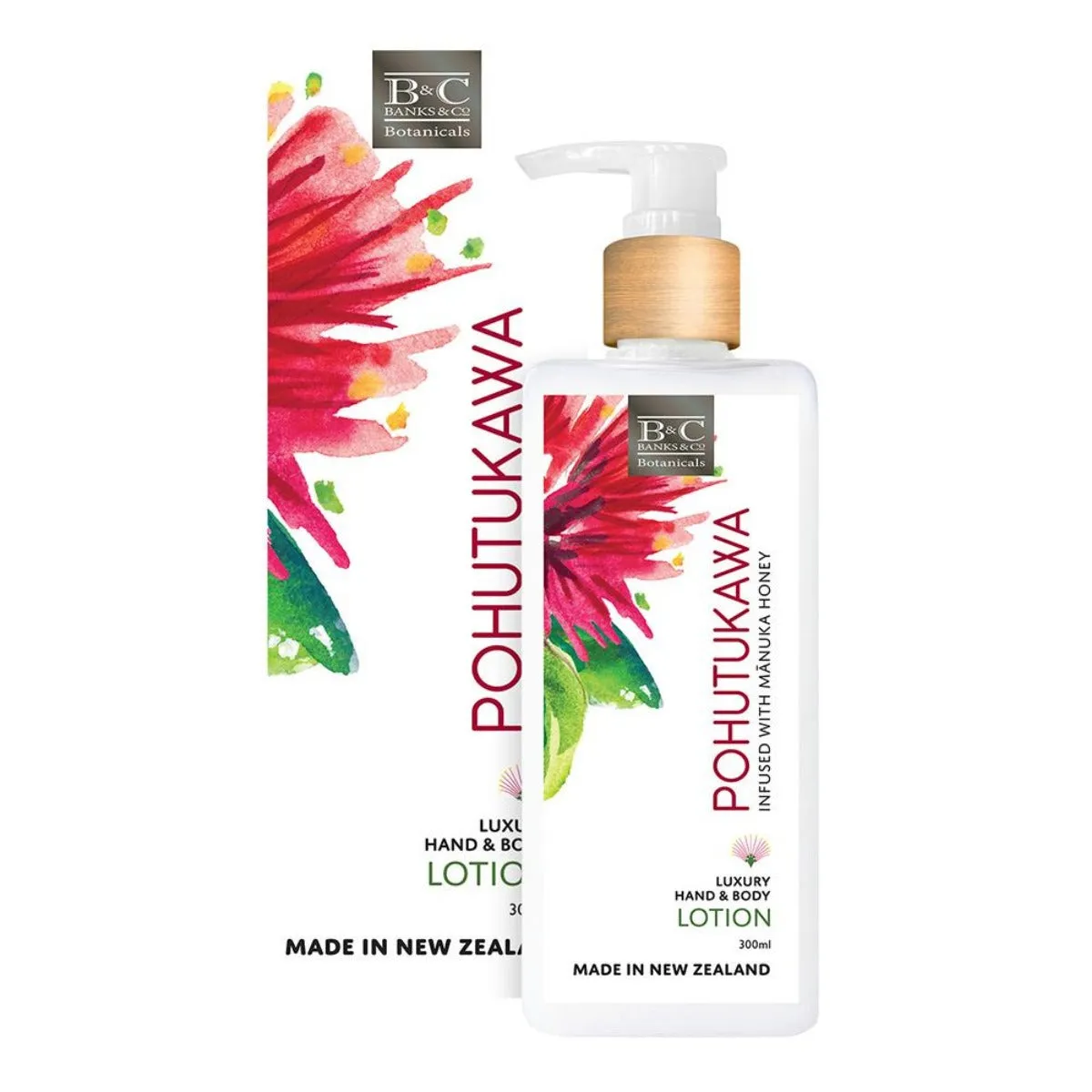 Banks & Co Hand and Body Lotion - Pohutukawa 300ml