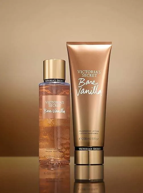 Bare Vanilla Fragrance Lotion by Victorias Secret for Women - 8 oz Body Lotion - Pack of 3