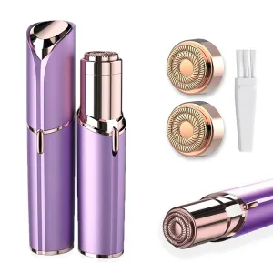Battery Powered Facial Hair Remover for Women Lips, Chin, Neck, and Cheeks - Gentle and Pain with 2-pc Replacement Heads (Battery is not Included)