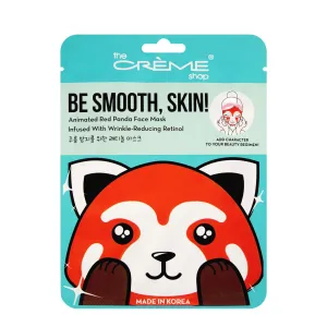 Be Smooth, Skin! Animated Red Panda Face Mask - Wrinkle-Reducing Retinol