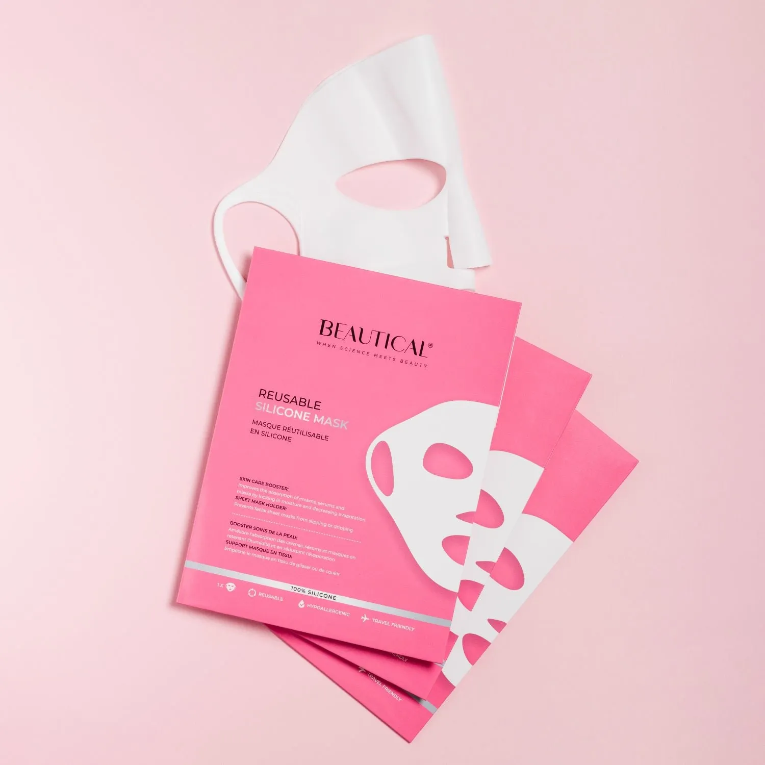 BEAUTICAL Reusable Silicone Mask - face mask, 100% silicone