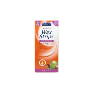 Beauty Formulas Argan Oil Leg & Body Wax Strips 20s