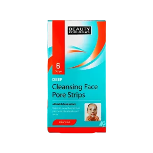 Beauty Formulas Deep Cleansing Face Pore Strips 6Pcs