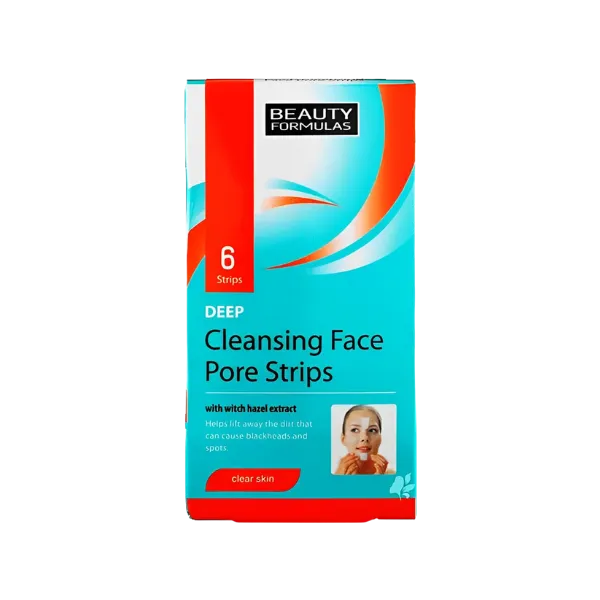 Beauty Formulas Deep Cleansing Face Pore Strips 6Pcs