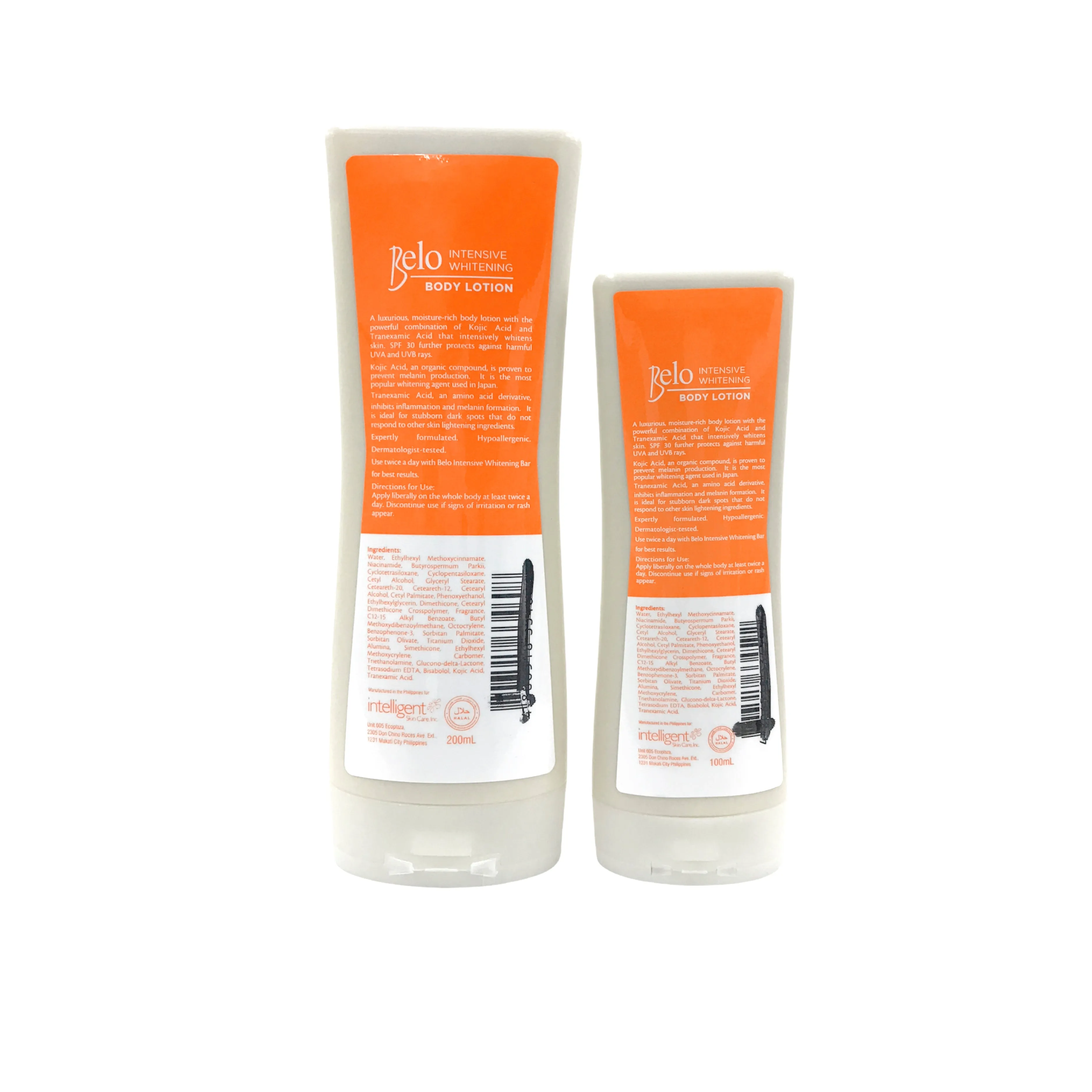 Belo Intensive Whitening Body Lotion 200ml 100ml