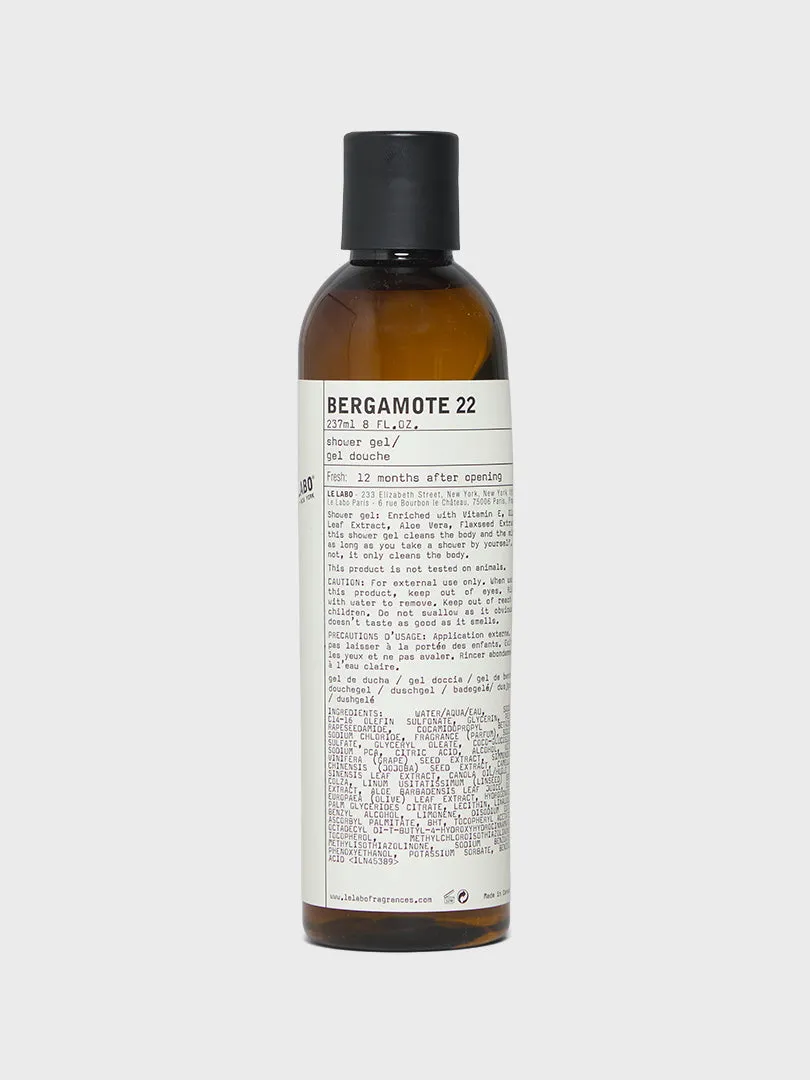 Bergamote 22 Shower Gel (237 ml)