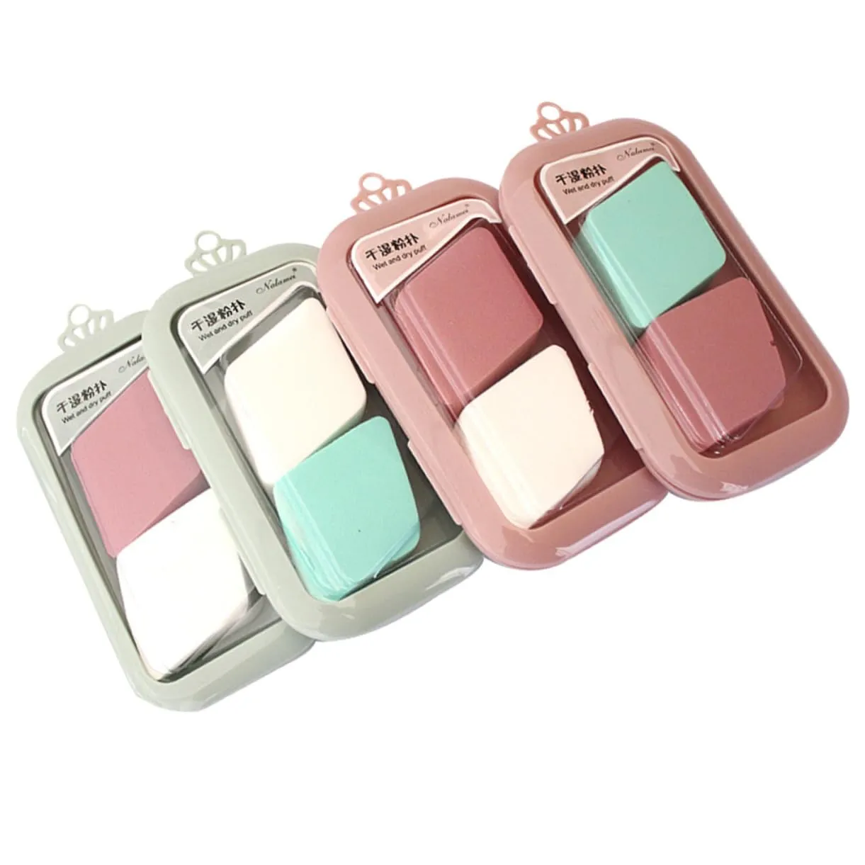 BESTYASH Makeup 8 Pack Sponge Puff for Loose Powder Foundation Fine Workmanship for Home Salon or Travel