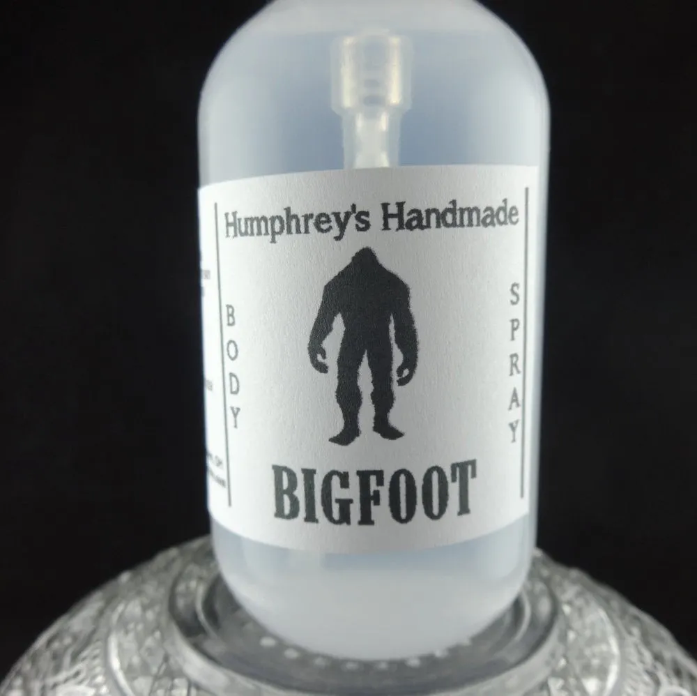 BIGFOOT Men's Body Spray | Oakmoss Sandalwood | 2 oz | Room Spray