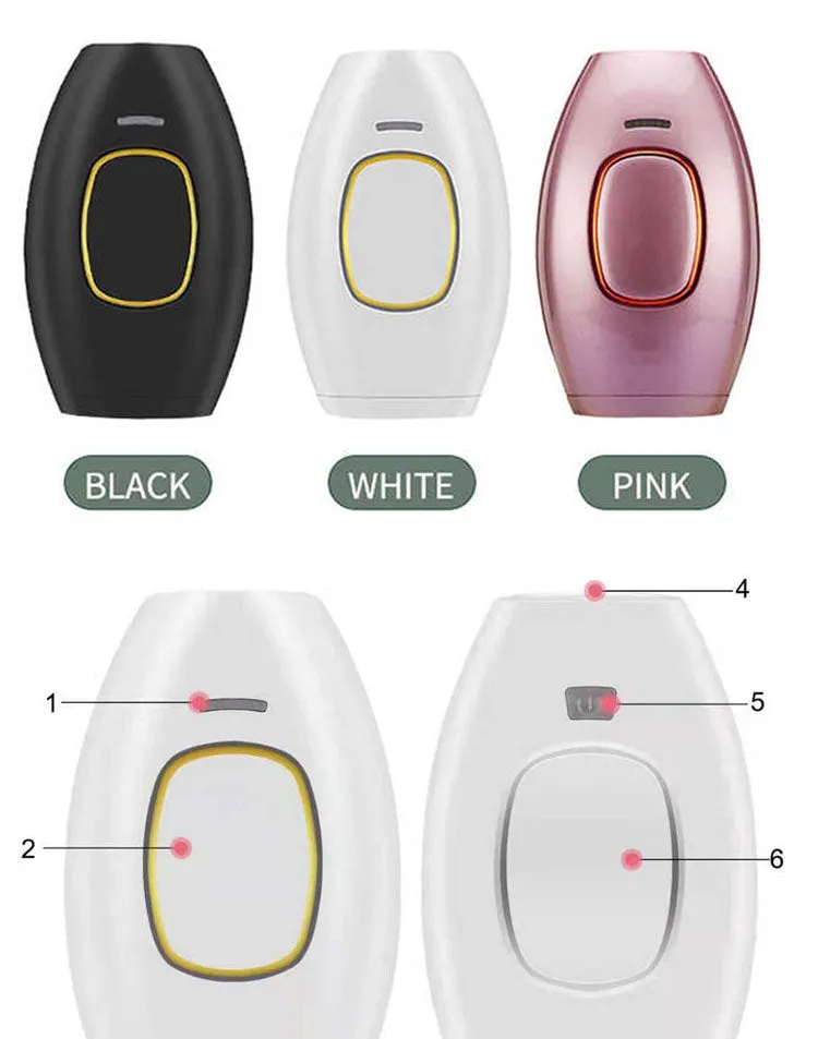 Bikini IPL 500,000 Flash Depilator Pulses Permanent Laser Epilator Painless Hair Removal Machine CX-881