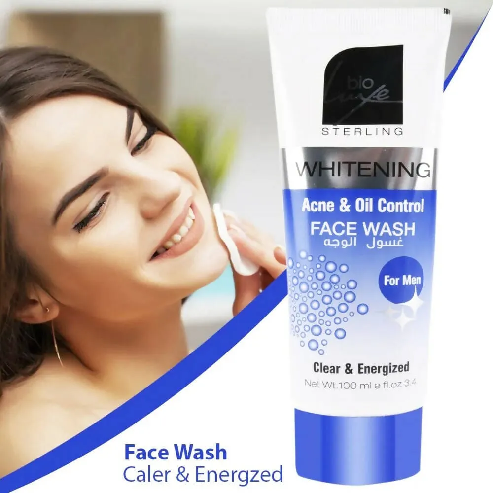 Bio Luxe Whitening Acne & Oil Control Face Wash - 100ml (Pack Of 2)