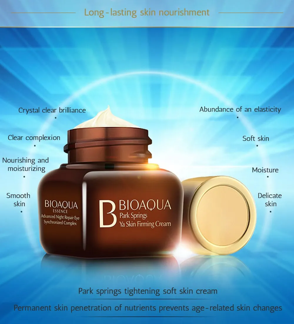 BIOAQUA Night Repair Delicate Skin Around Eyes Crystal Firming Tightening Cream Nourishing Moisturizing Brilliance