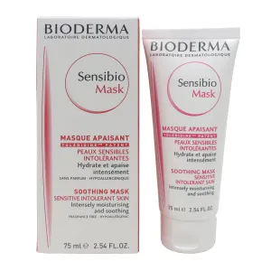 Bioderma Sensibio Sensitive Skin Soothing Mask 2.54oz/75ml  New In Box