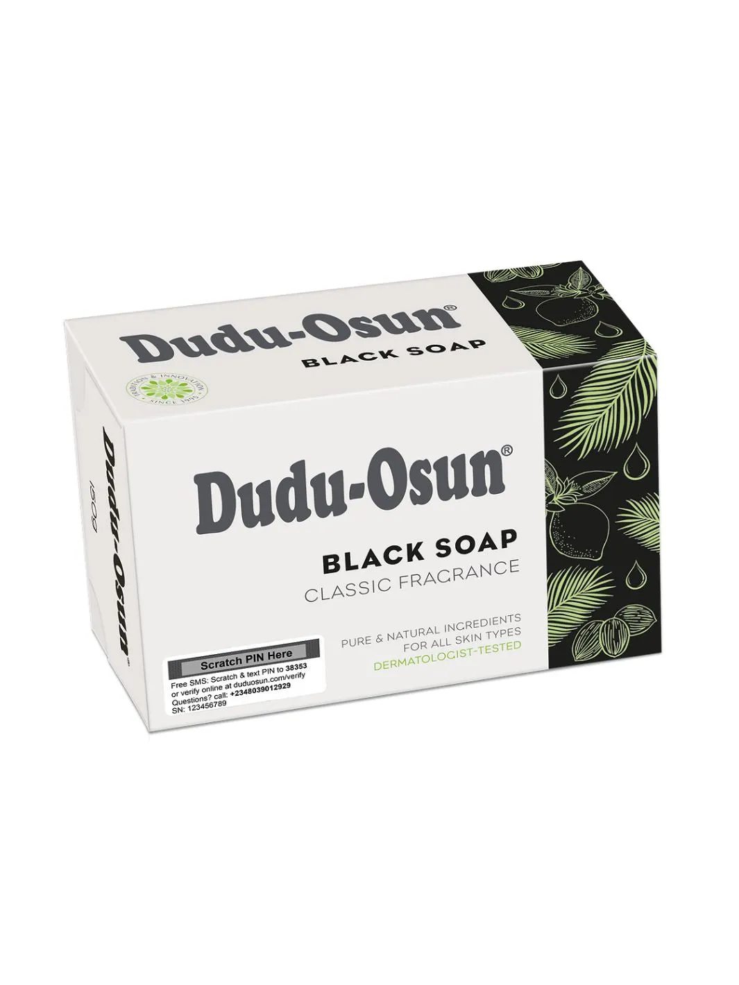 Black soap, classic, 150 g