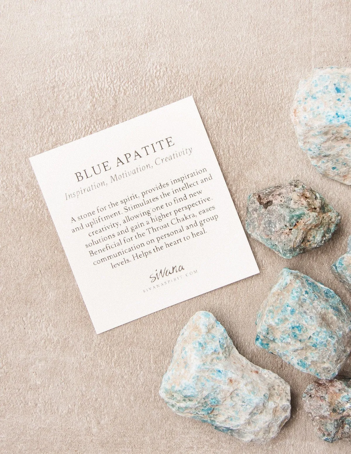 Blue Apatite Crystal Healing Bath Stones