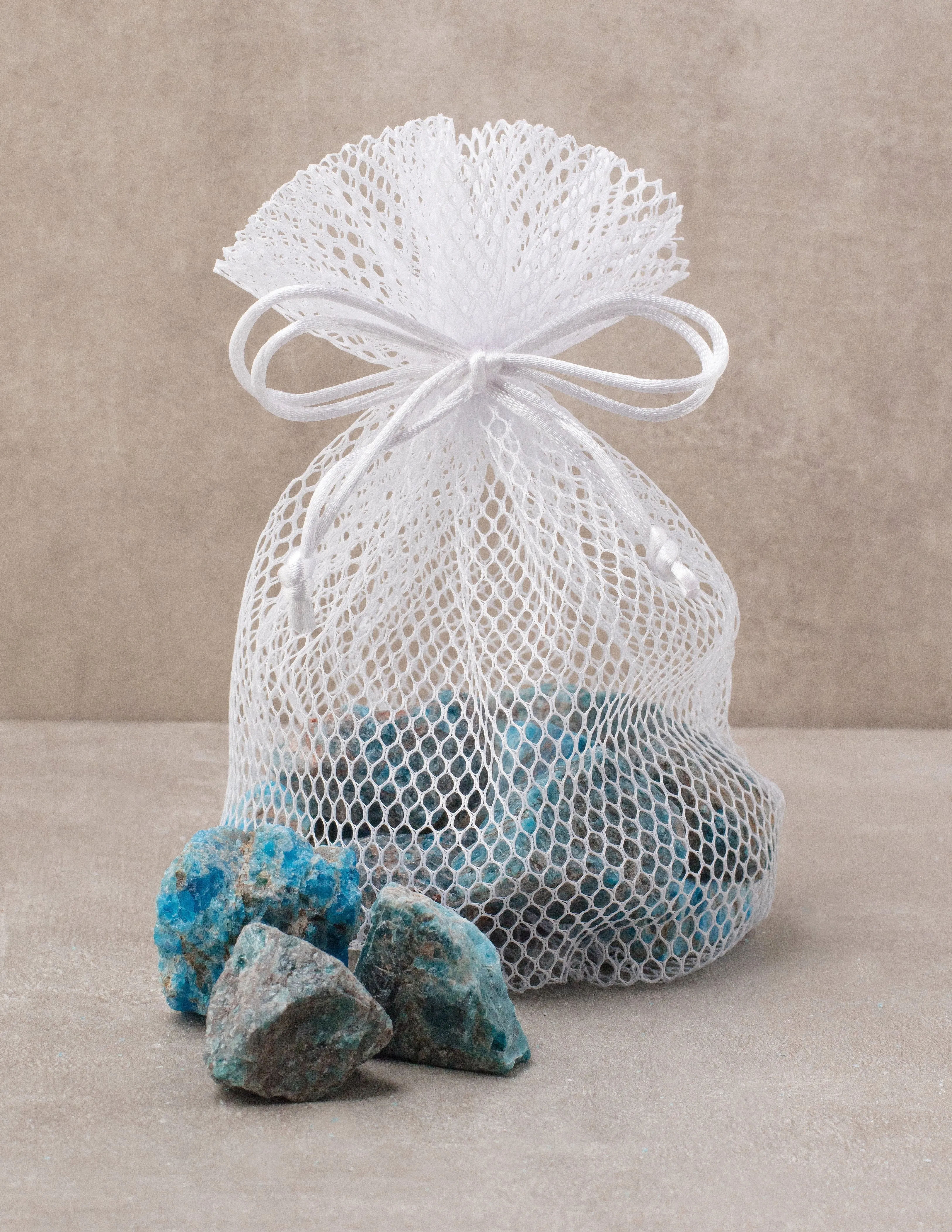 Blue Apatite Crystal Healing Bath Stones