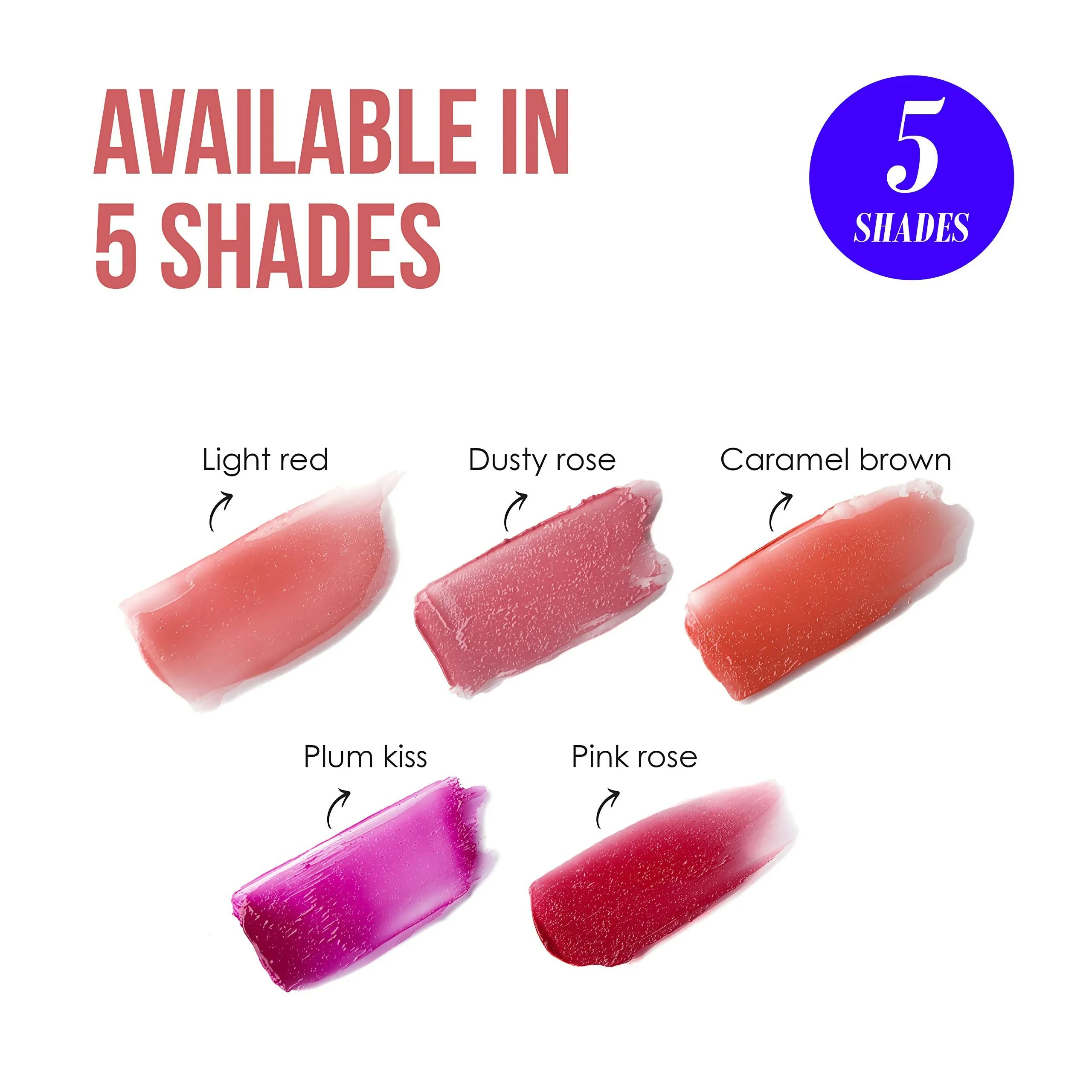 Blue Heaven Jelly & Butter Lip Balm - Light Red, infused with Shea Butter & Vitamin E, Fades Pigmentation