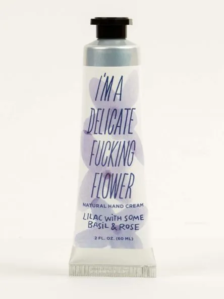 Blue Q Hand Cream I'm A delicate Fucking Flower
