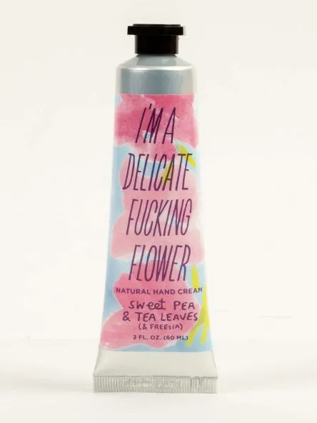 Blue Q Hand Cream I'm A delicate Fucking Flower