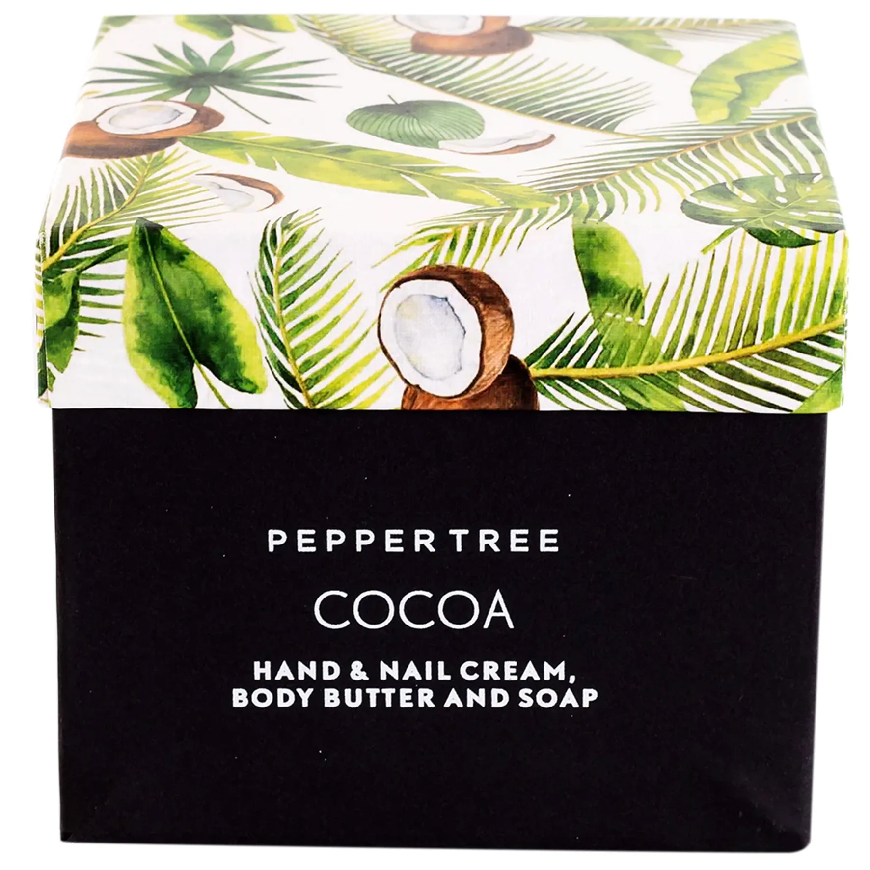 Body Essentials Cocoa hand & nail cream, body butter & soap Gift Box