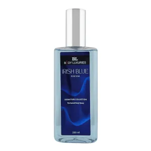 BODY LUXURIES IRISH BLUE PERFUMED BODY SPRAY 200ML