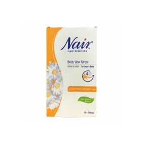 BODY WAX STRIPS CAMOMILE EXTRACT 12 WAX STRIPS